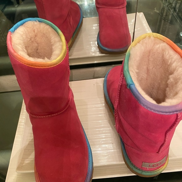 🌸sale Tie-dye pink UGG boots - Picture 7 of 8